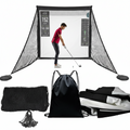 Golf Simulator Impact Screen with Black Double Layer Blackout Cloth Shank Side N