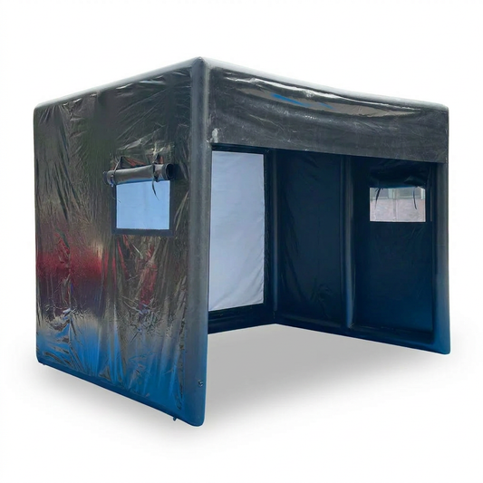 Portable Inflatable Golf Simulator Large 10X13X10 FT Indoor/Outdoor Golf Simulator Tent with Projection Screen All Skill Levels — Studio Shot
