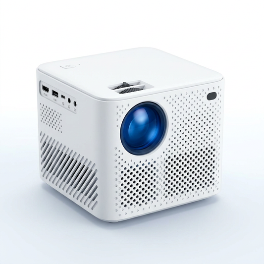 Portable LED Projector Portable Projector Smart TV WIFI Home Projector LED Projector — Studio Shot