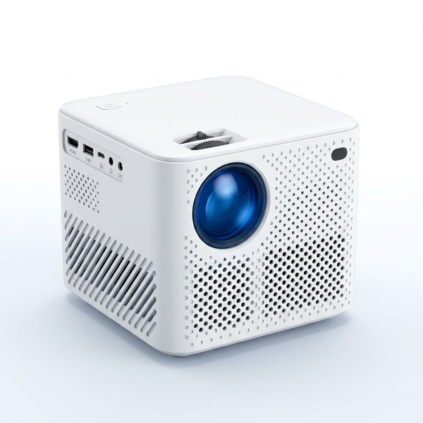Portable LED Projector Portable Projector Smart TV WIFI Home Projector LED Projector — Studio Shot
